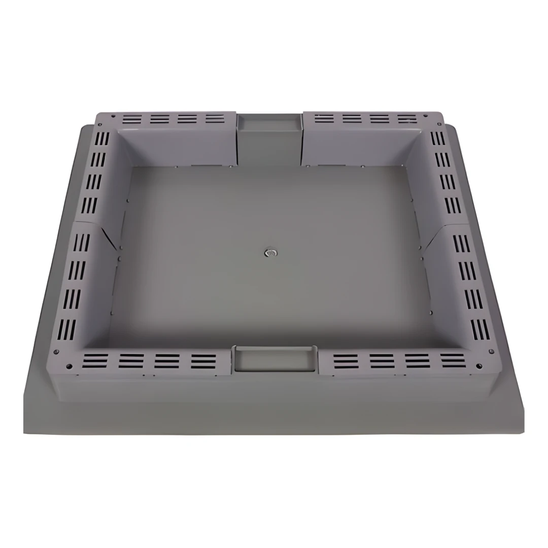 YEMLİK TURBO PLASTİK  ÇİFT ÇIKIŞLI GRİ