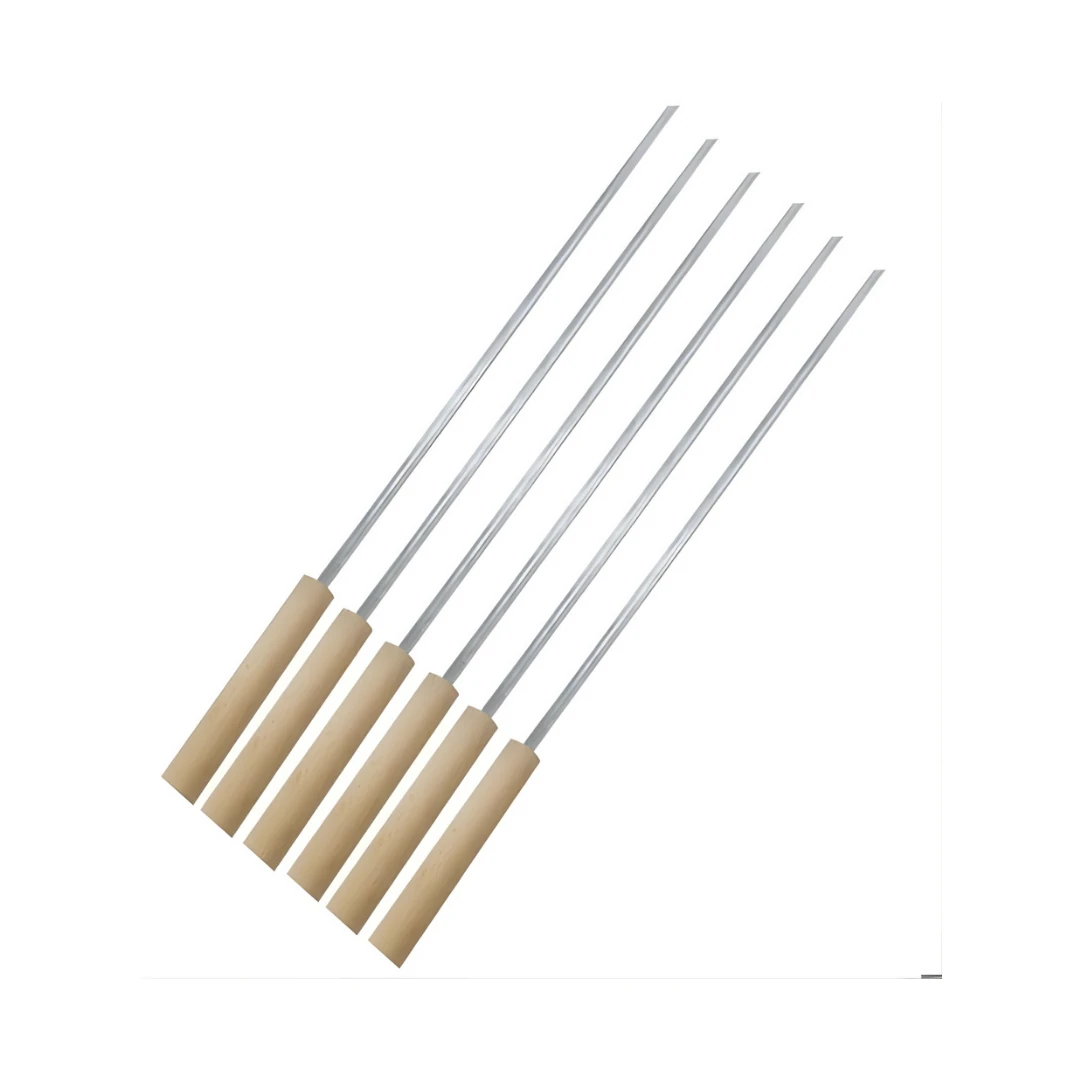 MANGAL ŞİŞ AHŞAP SAPLI 6 LI NO : 930