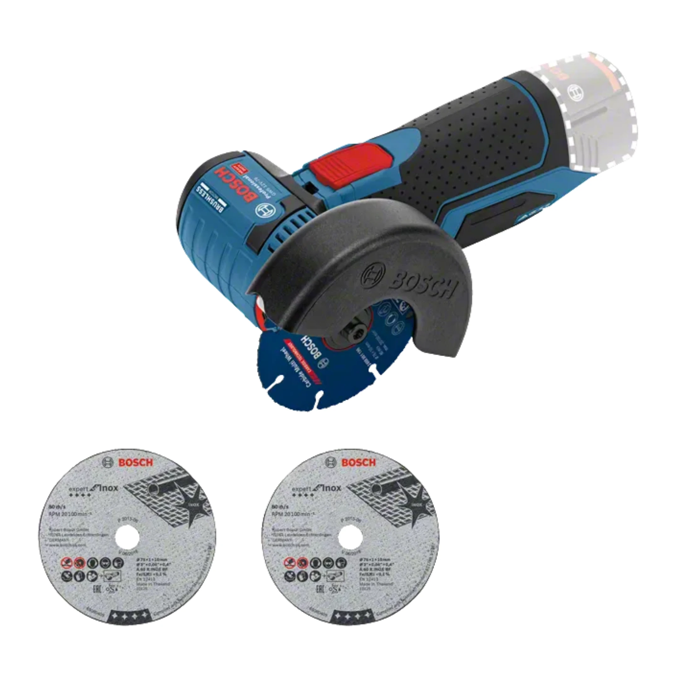 BOSCH AKÜLÜ TAŞLAMA MAKİNESİ MİNİ GWS 12V-76MM (SOLO)