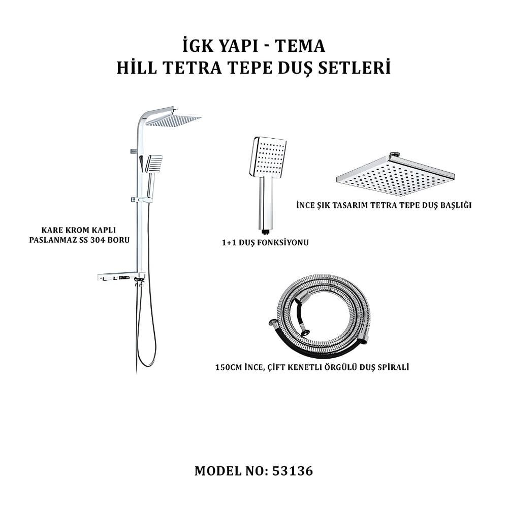 BANYO-DUS SETI SÜRGÜLÜ HILL TETRA TEMA 53136