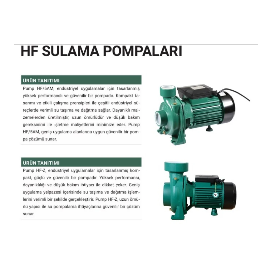 KENTAŞ SULAMA POMPASI 100HF-21Z 2HP 4*4 220 VOLT