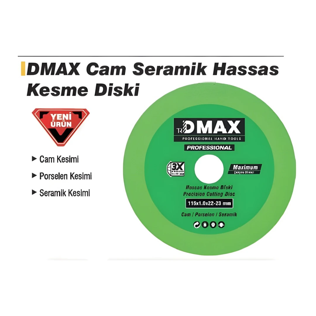 CAM-PORSELEN-SERAMİK KESME DİSKİ 115*1 DMAX4676
