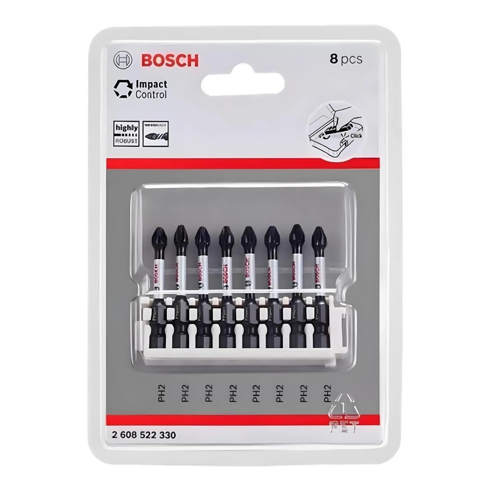BOSCH ImpactC Vidalama Ucu PH2*50mm 8'li