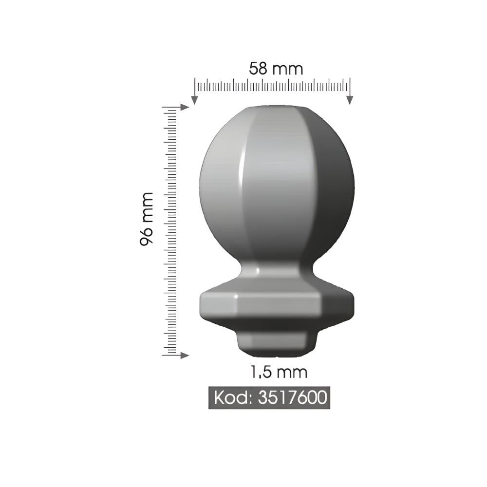 FERFORJE 3517600 TOPUZ SAC  58*96 1,5 mm sayfa 119 40 LIK