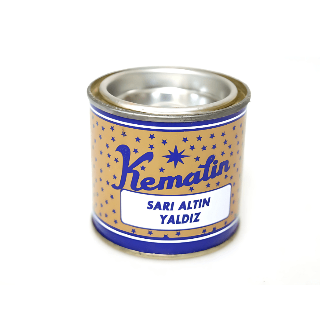 ALÜMİNYUM ALTIN SARI YALDIZ BOYA  125 GR 1/8 KEMALİN