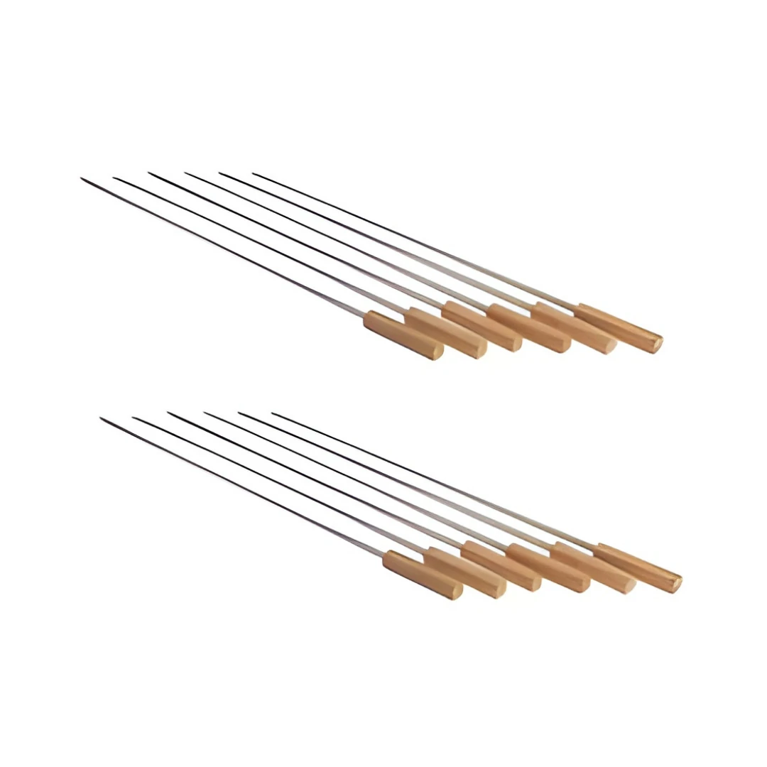 MANGAL ŞİŞ AHŞAP SAPLI 6 LI NO : 930