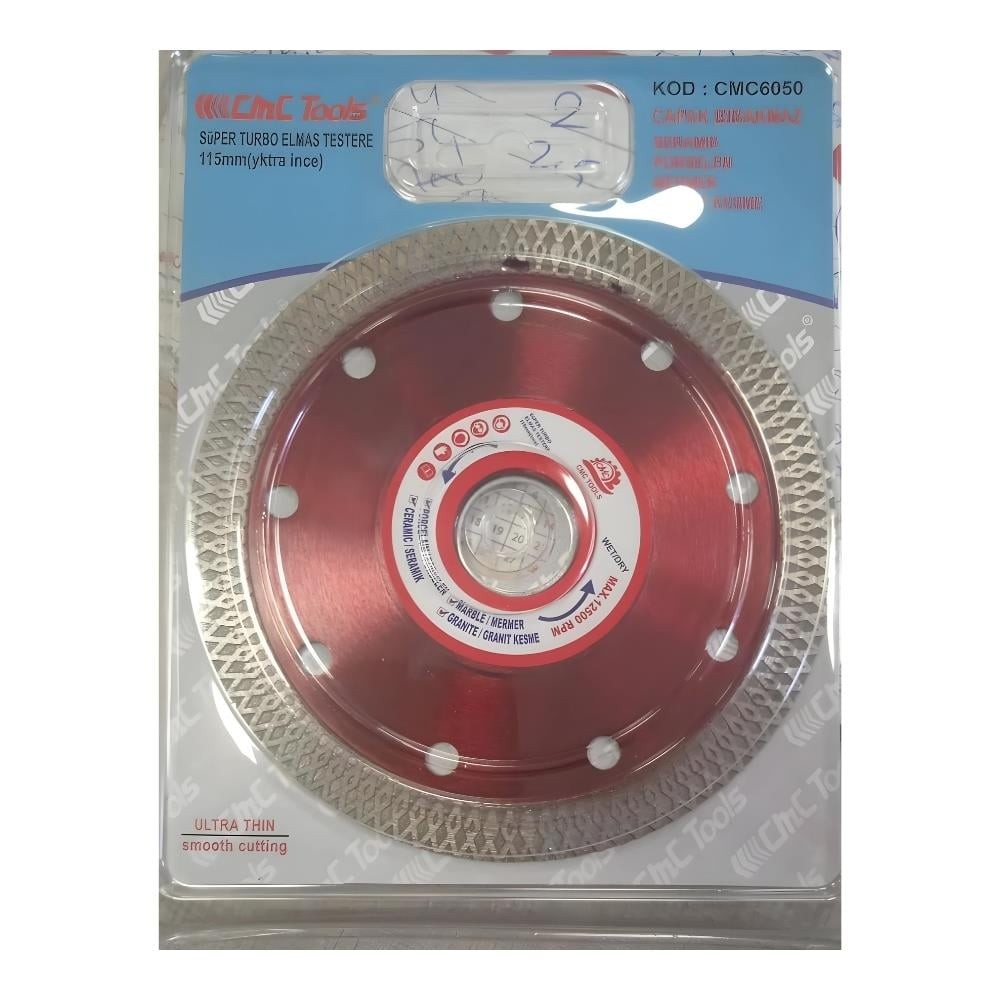 GRANIT KESME DISKI TURBO ELMAS 115 SÜPER (ULTRA INCE CMC6050)