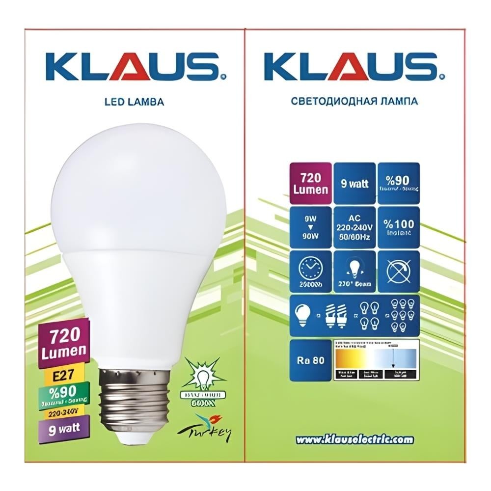LED AMPUL 9W KLAUS