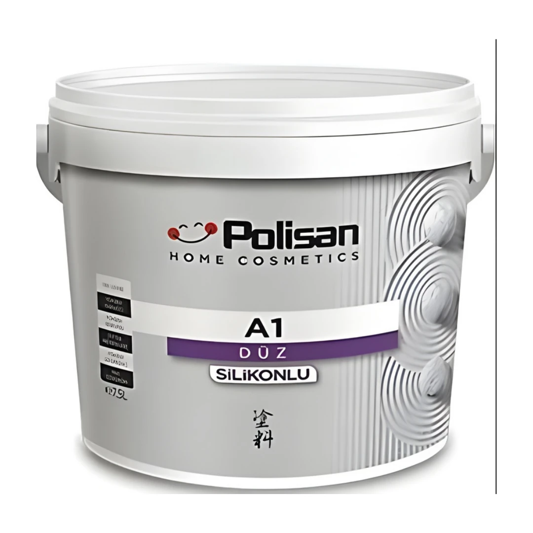 POLİSAN DIŞ CEPHE BOYASI A1 SİLİKONLU MIX A BAZ 15 L
