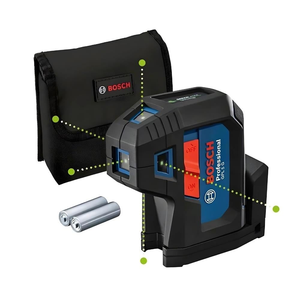 BOSCH LAZER HIZALAMA 5 NOKTA YESIL Professional Kompakt Gpl 5 G