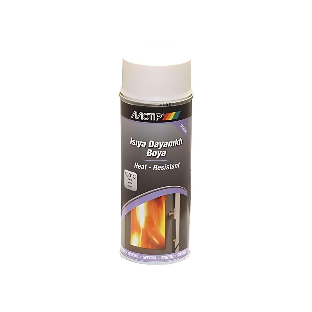 SPREY BOYA 400 ML MOTIP ISIYA DAYANIKLI BEYAZ 500 C°