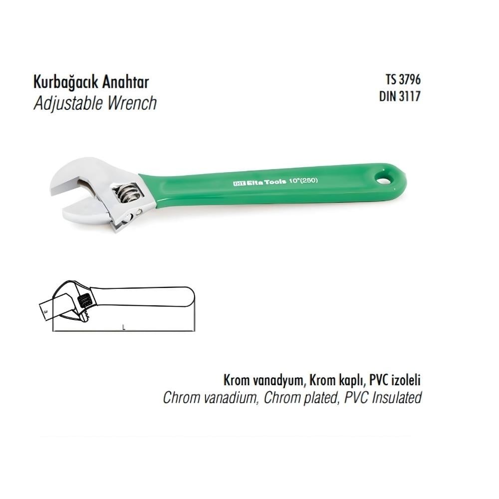 KURBAGACIK ANAHTAR NO 12 PVC ELTA