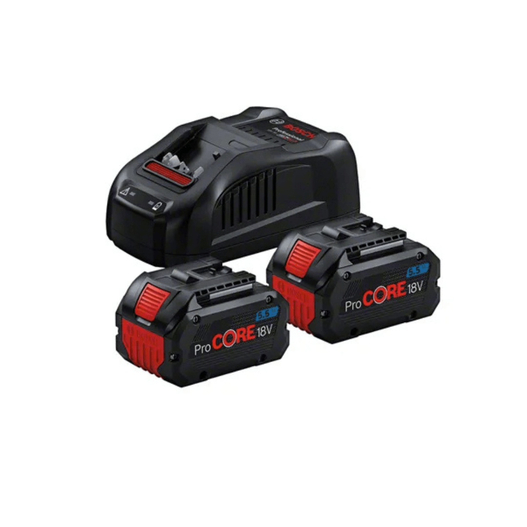 BOSCH YEDEK AKÜ SETİ ProCORE (2x5.5Ah+GAL1880cv) 18V