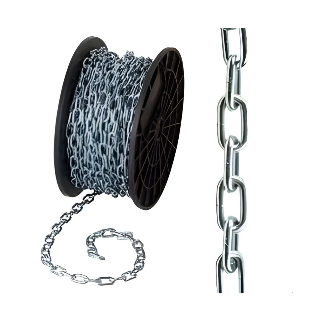 ZİNCİR DÜZ  3 MM GALVENİZ -MAKARALI