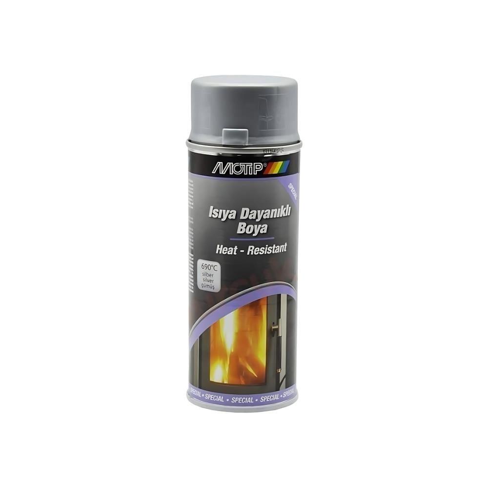 SPREY BOYA 400 ML MOTIP ISIYA DAYANIKLI GÜMÜS 690 C°