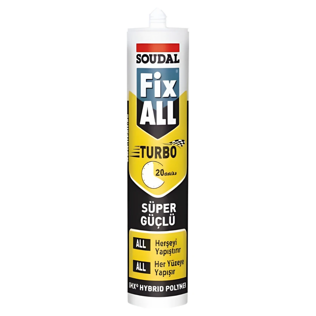 KORNİŞ YAPIŞTIRICI FİX ALL TURBO YAPIŞTIRICI BEYAZ 290 ML SOUDAL