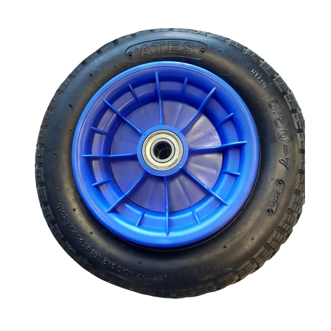 HAVALI TEKER 350*7 PLASTİK JANT MAVİ