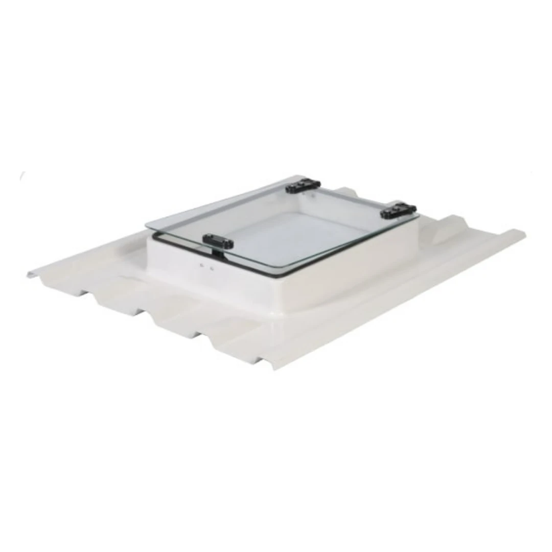 ÇATI ÇIKIŞ KAPAĞI TRAPEZ 9002 PVC MENTEŞELİ