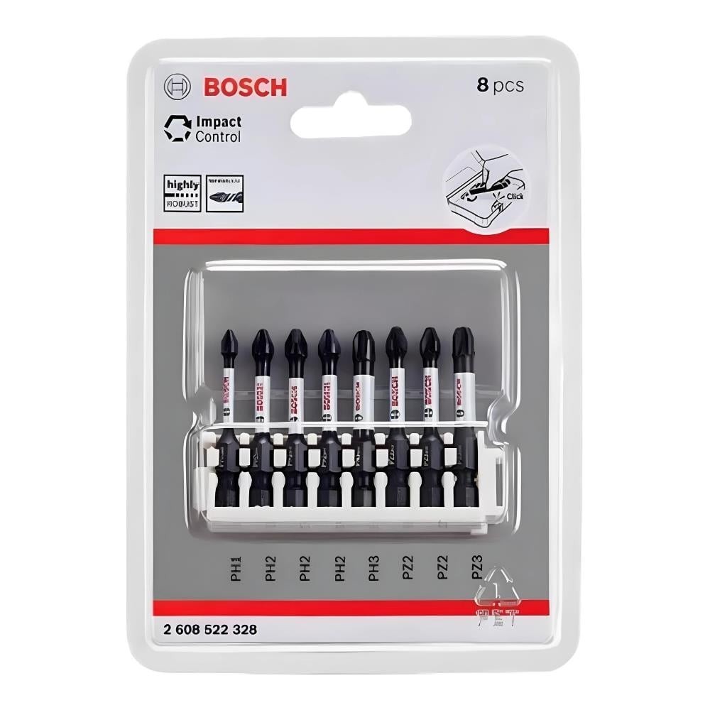 BOSCH ImpactC Vidalama Ucu PH/PZ*50mm 8'li