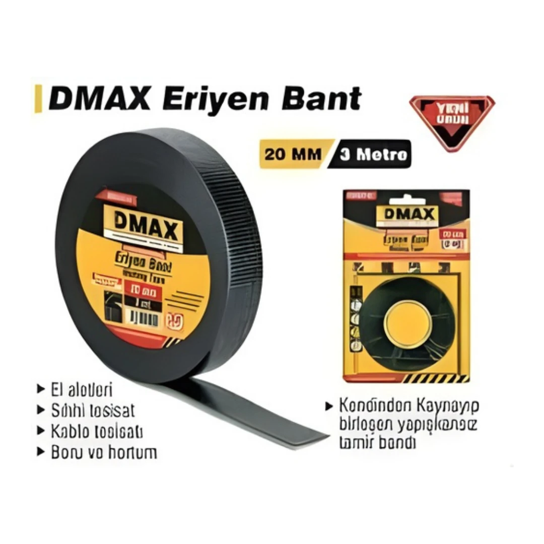 TAMİR BANDI ERİYEN YAPIŞKANSIZ 20MM*3MT DMAX4699