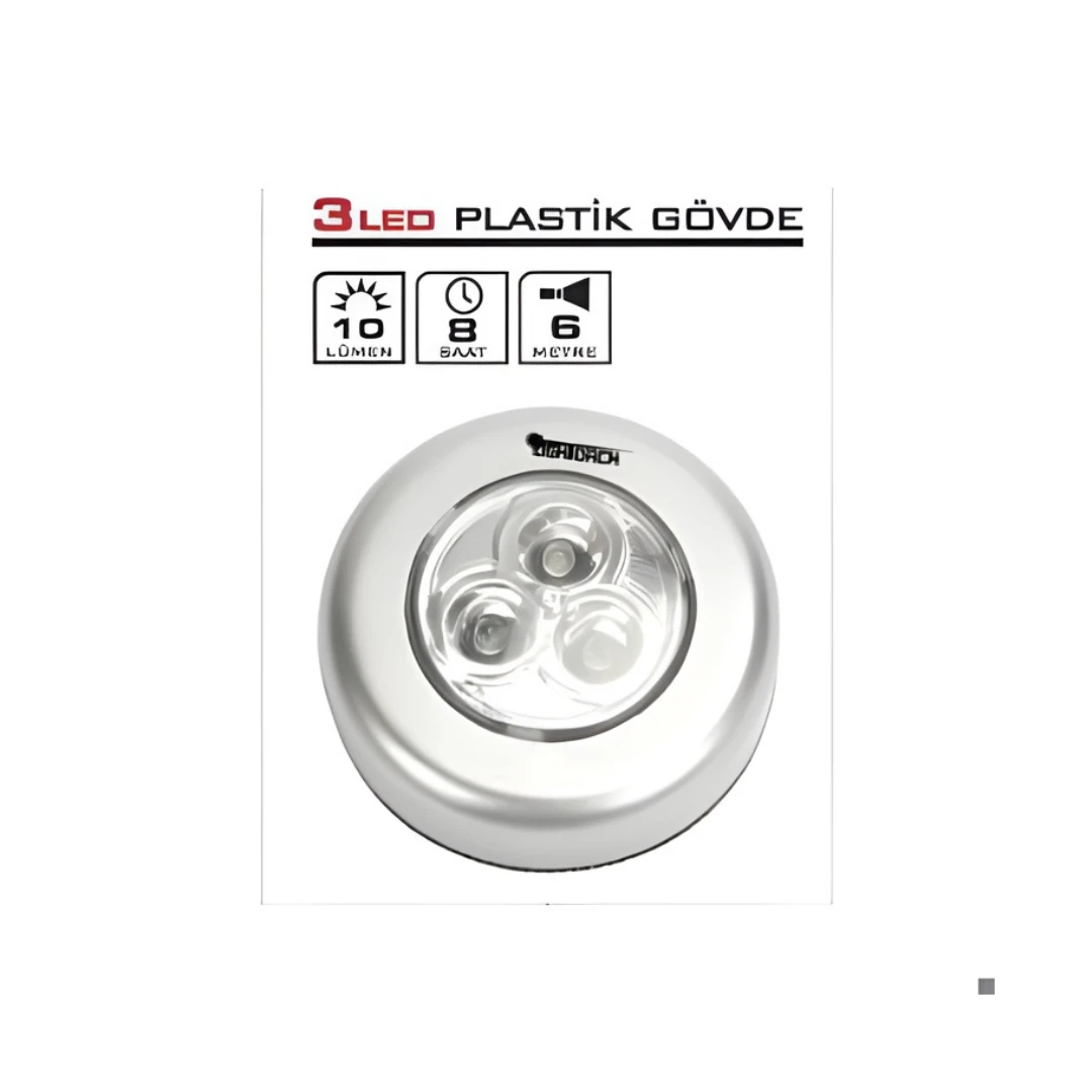 LIGHTORCH DOLAP İÇİ AYDINLATMA 3 LED 03082
