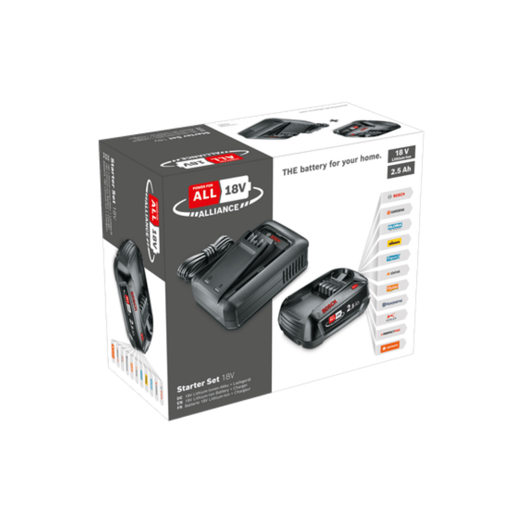 BOSCH YEDEK AKÜ SETİ YEŞİL (1x2.5Ah, Tek Akü +AL 18V-44) 18V