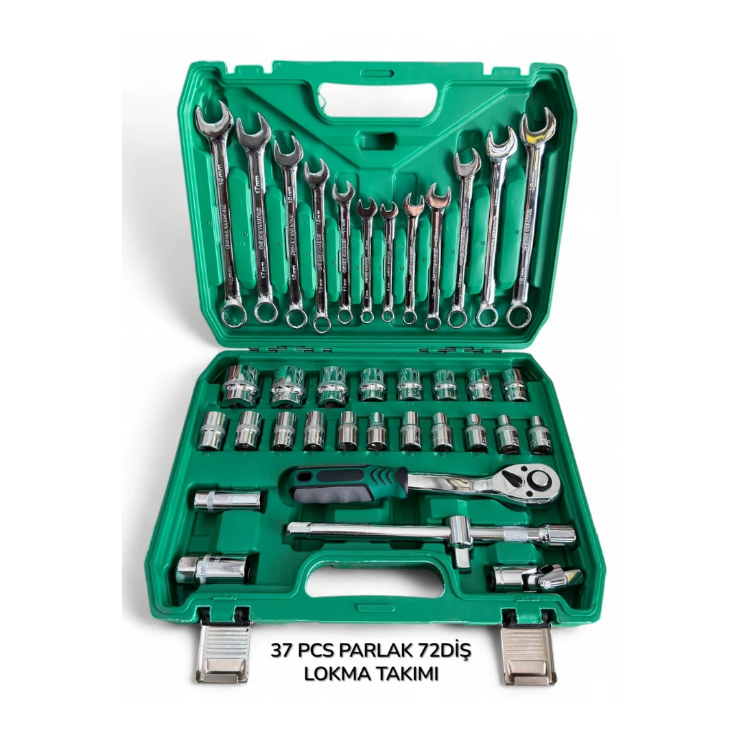 LOKMA TAKIMI 37 PARÇA 1/2" ANAHTARLI