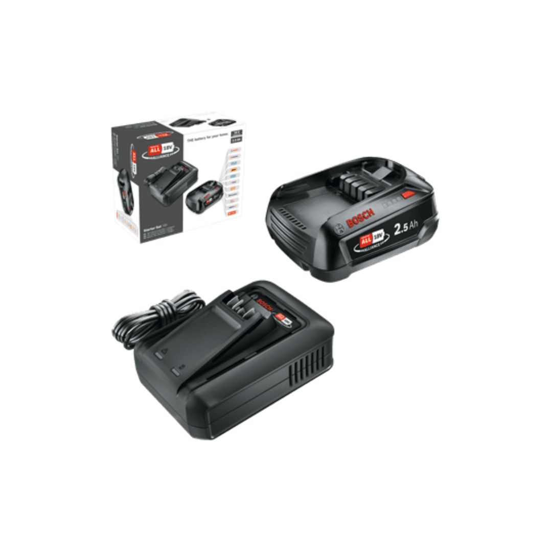BOSCH YEDEK AKÜ SETİ YEŞİL (1x2.5Ah, Tek Akü +AL 18V-44) 18V
