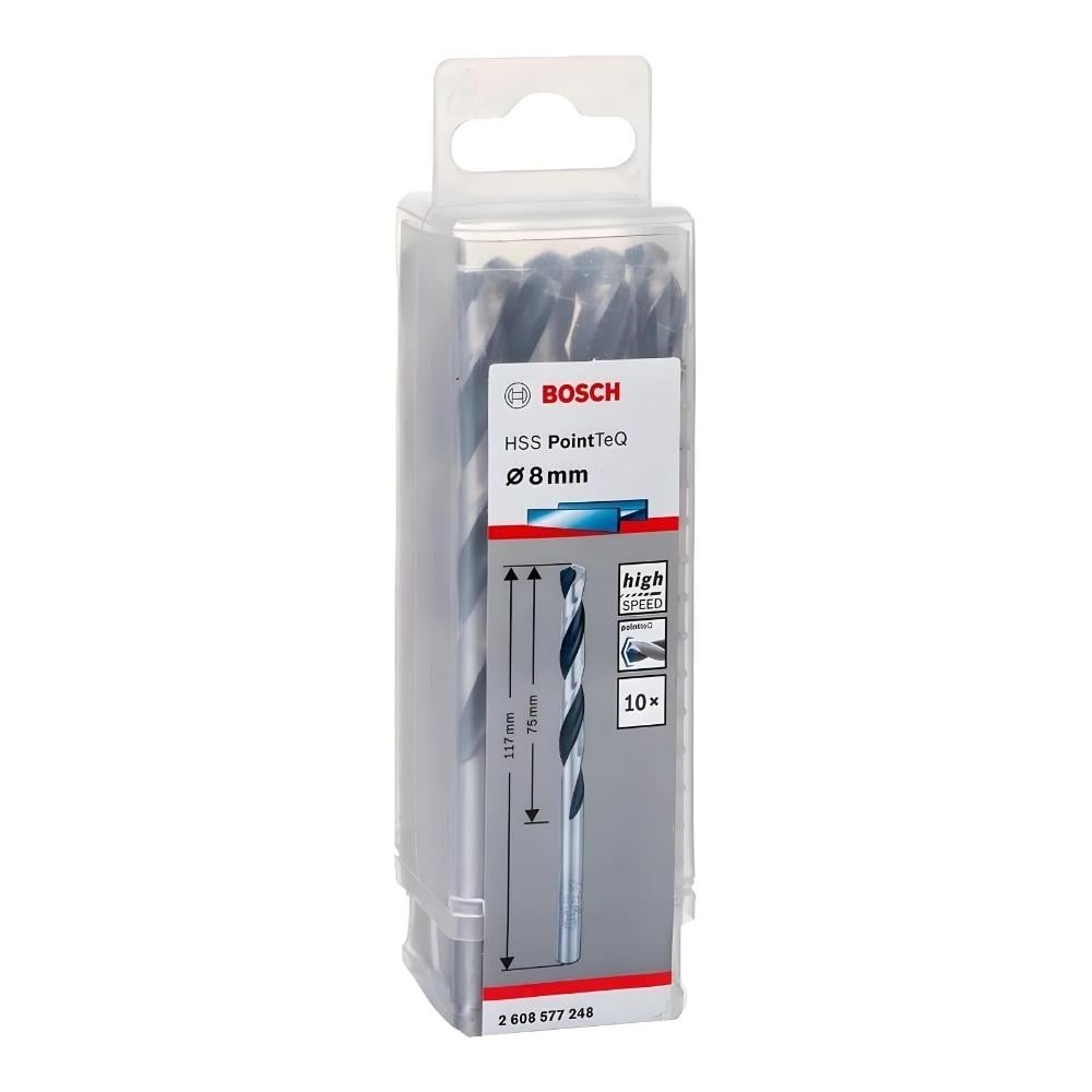 BOSCH HSSPointTeQ Metal Matkap Ucu 8,0mm 10'lu