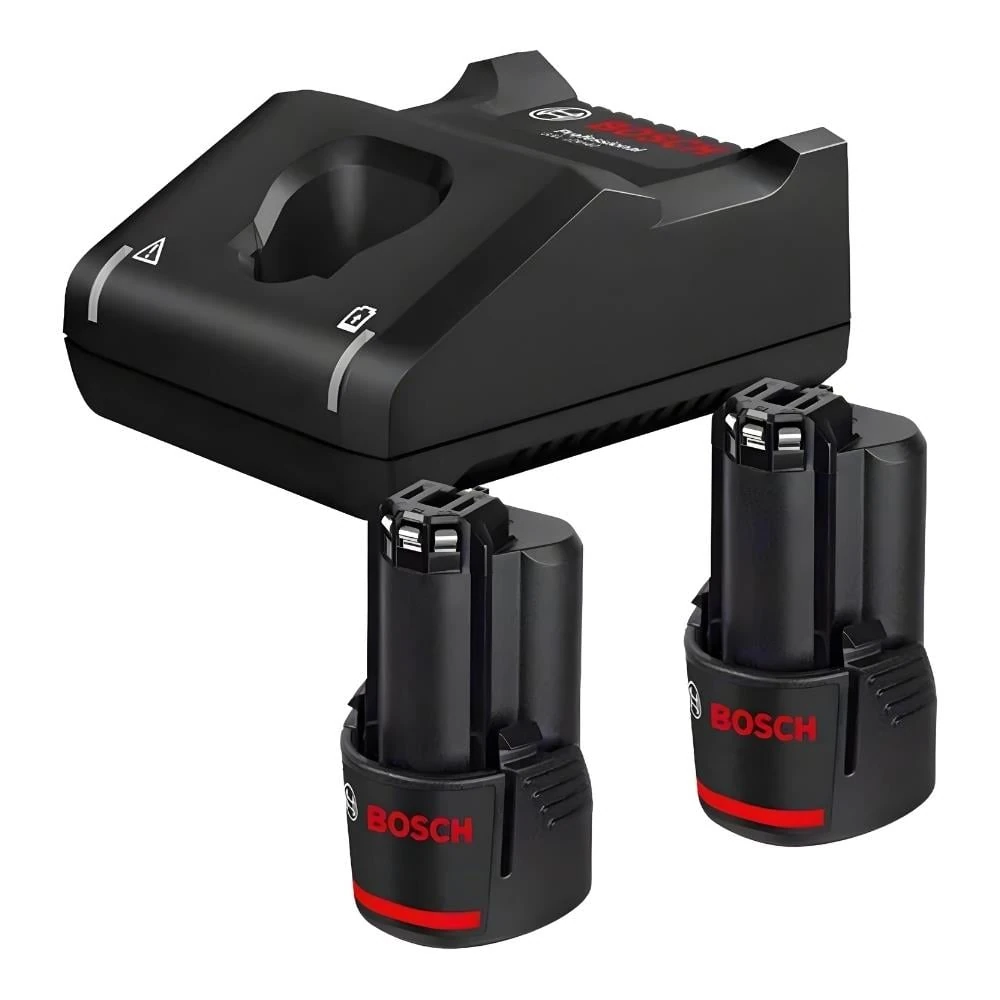 BOSCH YEDEK AKÜ SETİ (2x2.0 Ah + GAL 12V-40) 12V