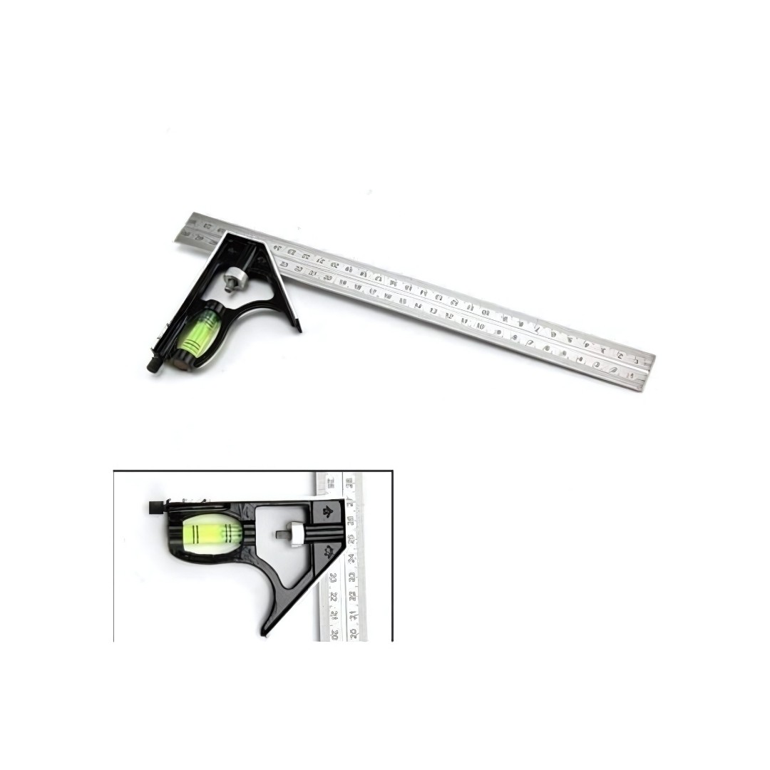 AYARLANABİLİR TERAZİLİ AÇI ÖLÇER GÖNYE 30 CM 12271 BTS