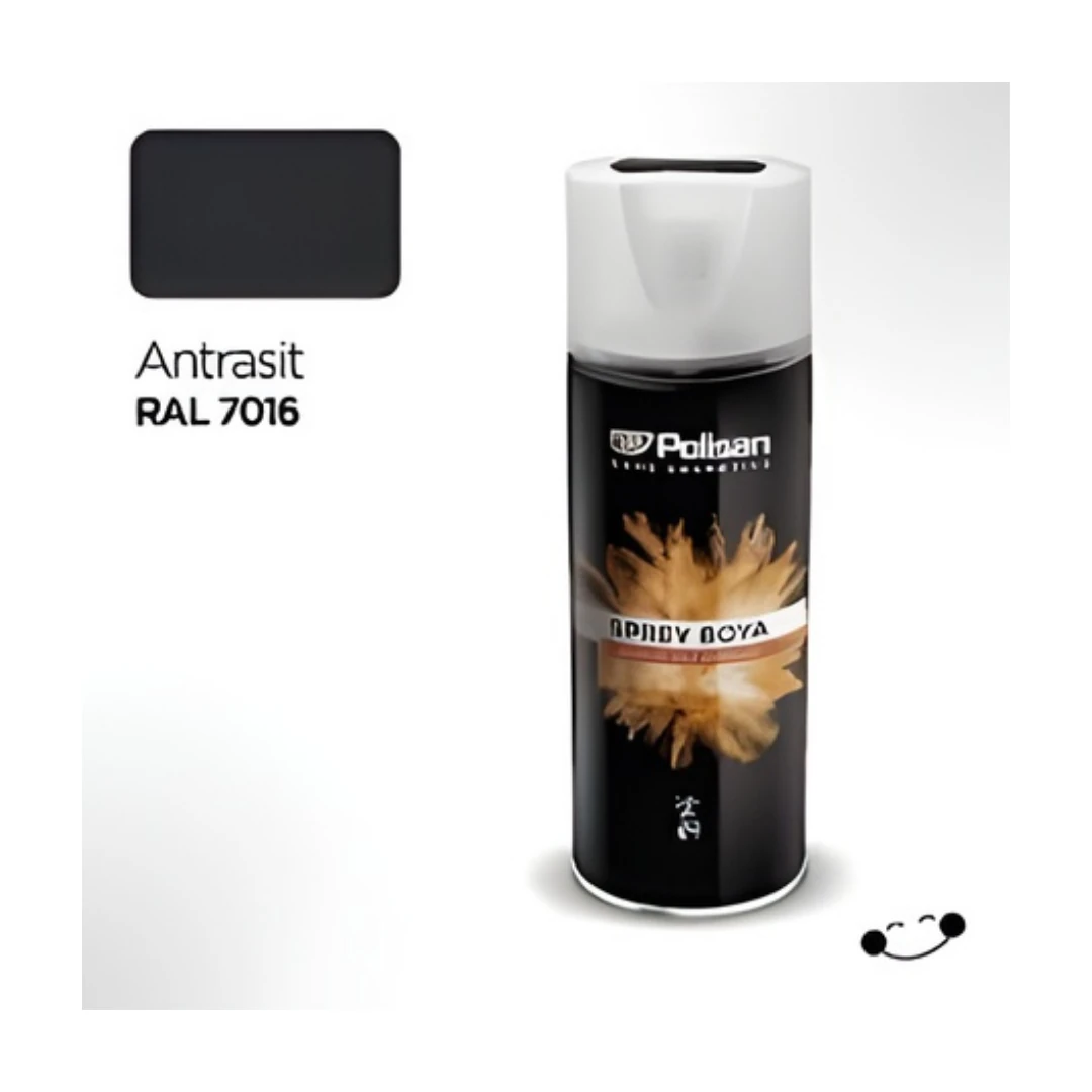 POLİSAN SPREY BOYA 400 ML ANTRASİT RAL 7016