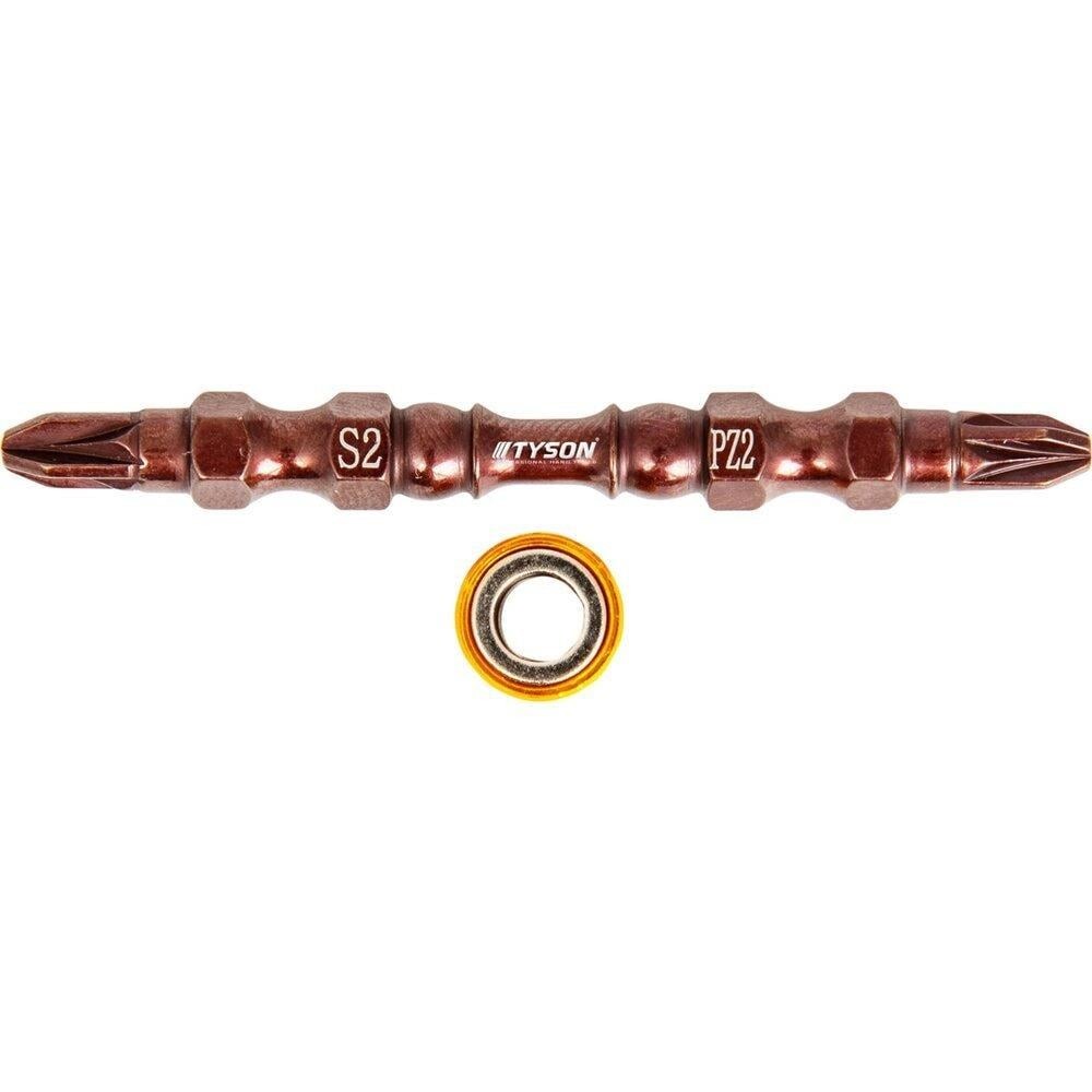 BITS UÇ MIKNATISLI ÇIFT YÖNLÜ PZ2*65MM TYSON