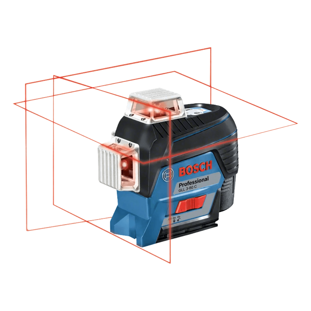 BOSCH LAZER HİZALAMA KIRMIZI ÇİZGİ GLL 3-80 C + BT 150 Tripod