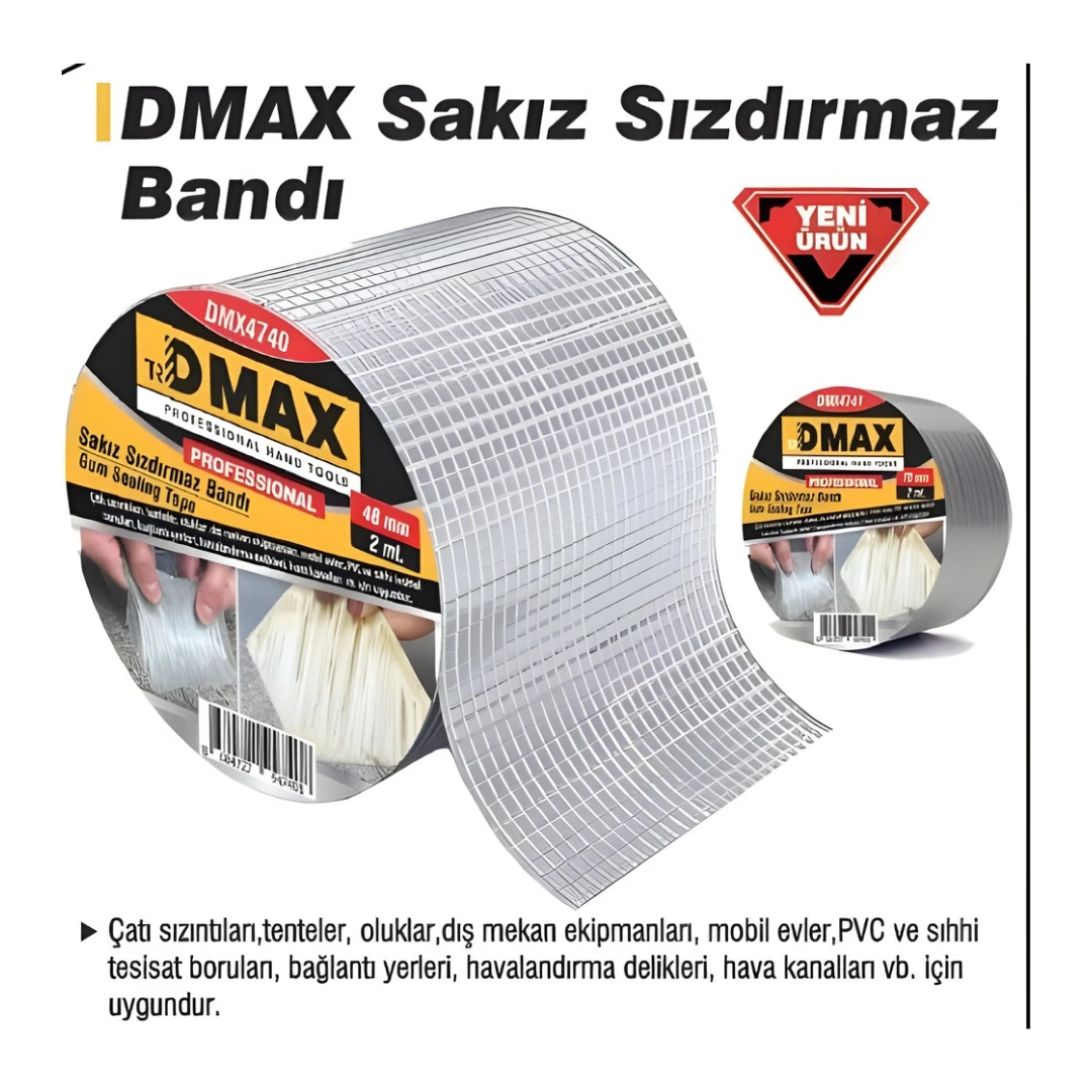SIZDIRMAZLIK BANDI  SAKIZ 72 mm x 2 metre DMAX 4741