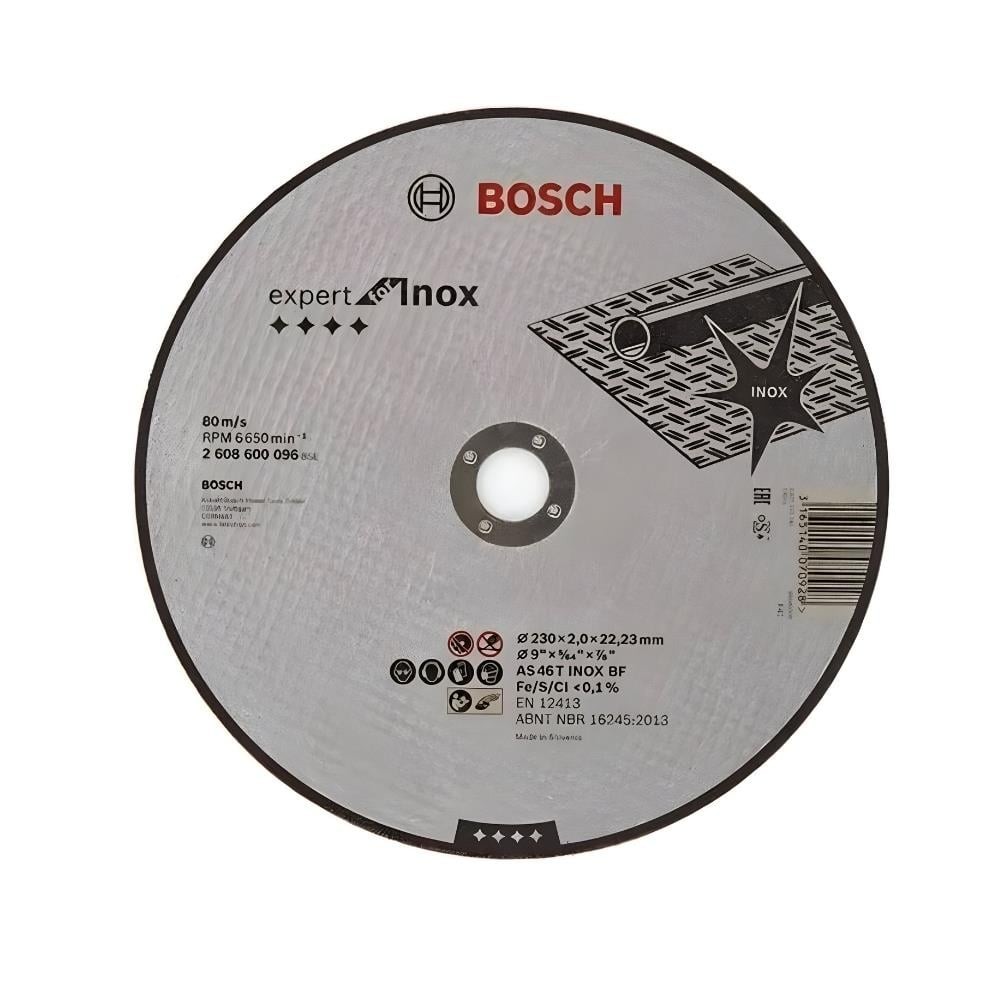 BOSCH METAL KESME TASI EXInox 230*2,0 mm Düz