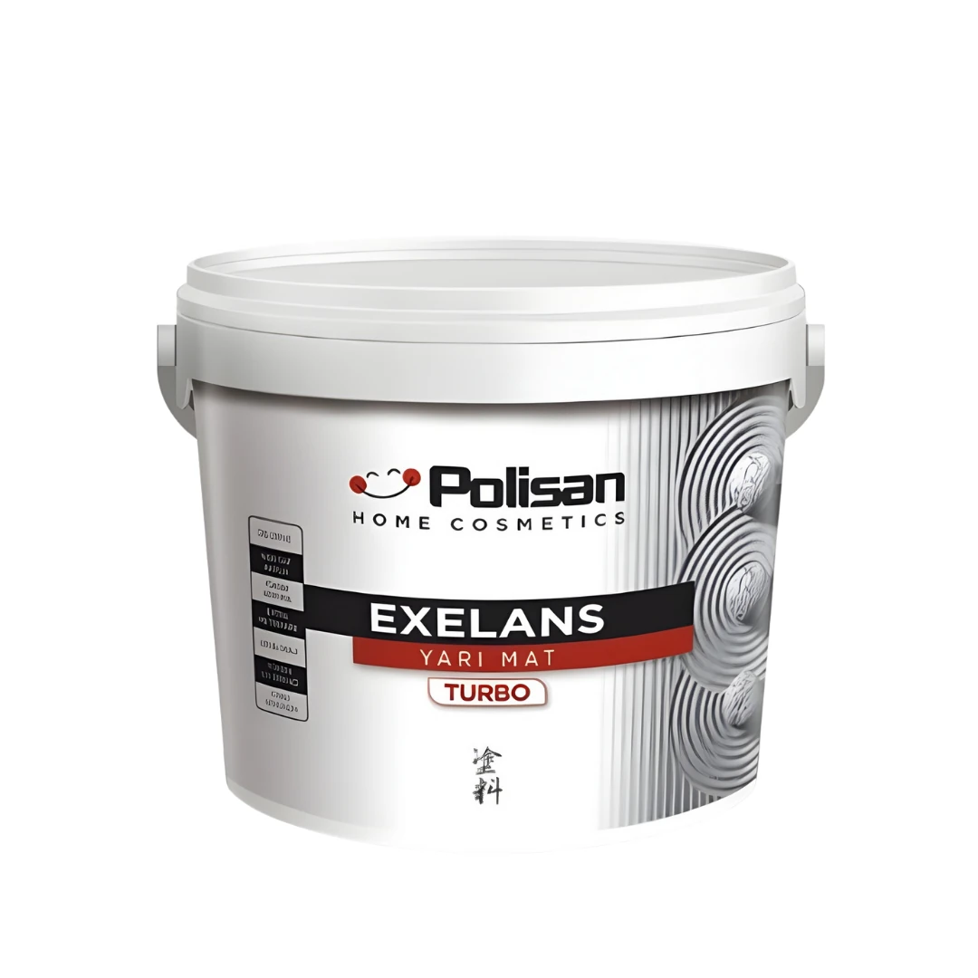 POLİSAN DIŞ CEPHE BOYASI EXELANS TURBO YARIMAT MIX B3 BAZ 15 L