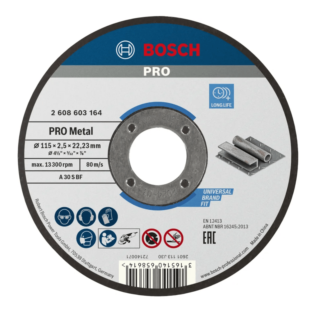 BOSCH METAL KESME TAŞI SDMetal 115*2,5 mm Düz
