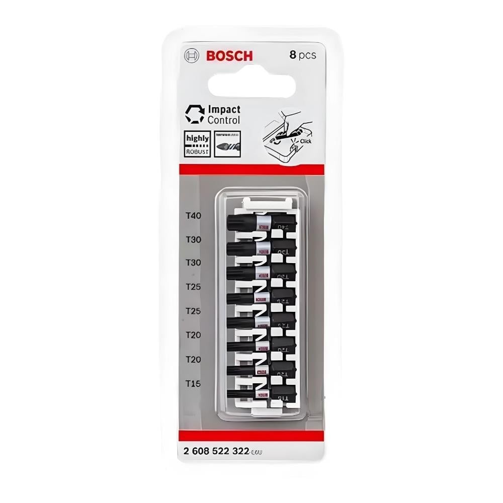 BOSCH ImpactC Vidalama Ucu T*25mm 8'li