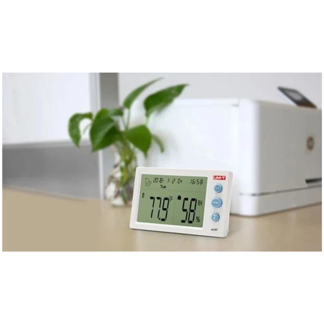 UNI-T NEM VE SICAKLIK ÖLÇER DİJİTAL SAATLİ A13T