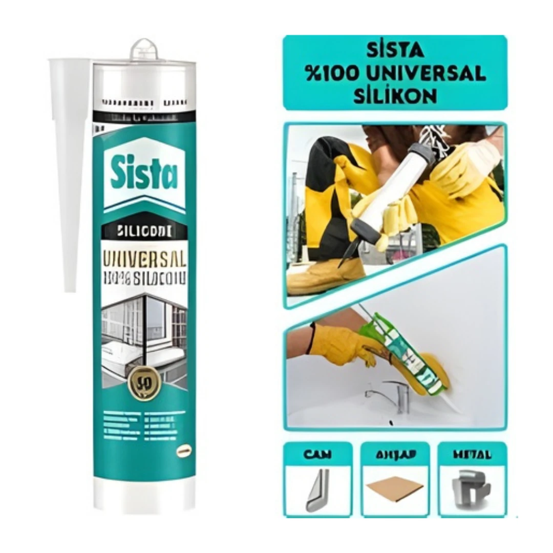 SİLİKON ŞEFFAF 280 ML UNİVERSAL SİSTA
