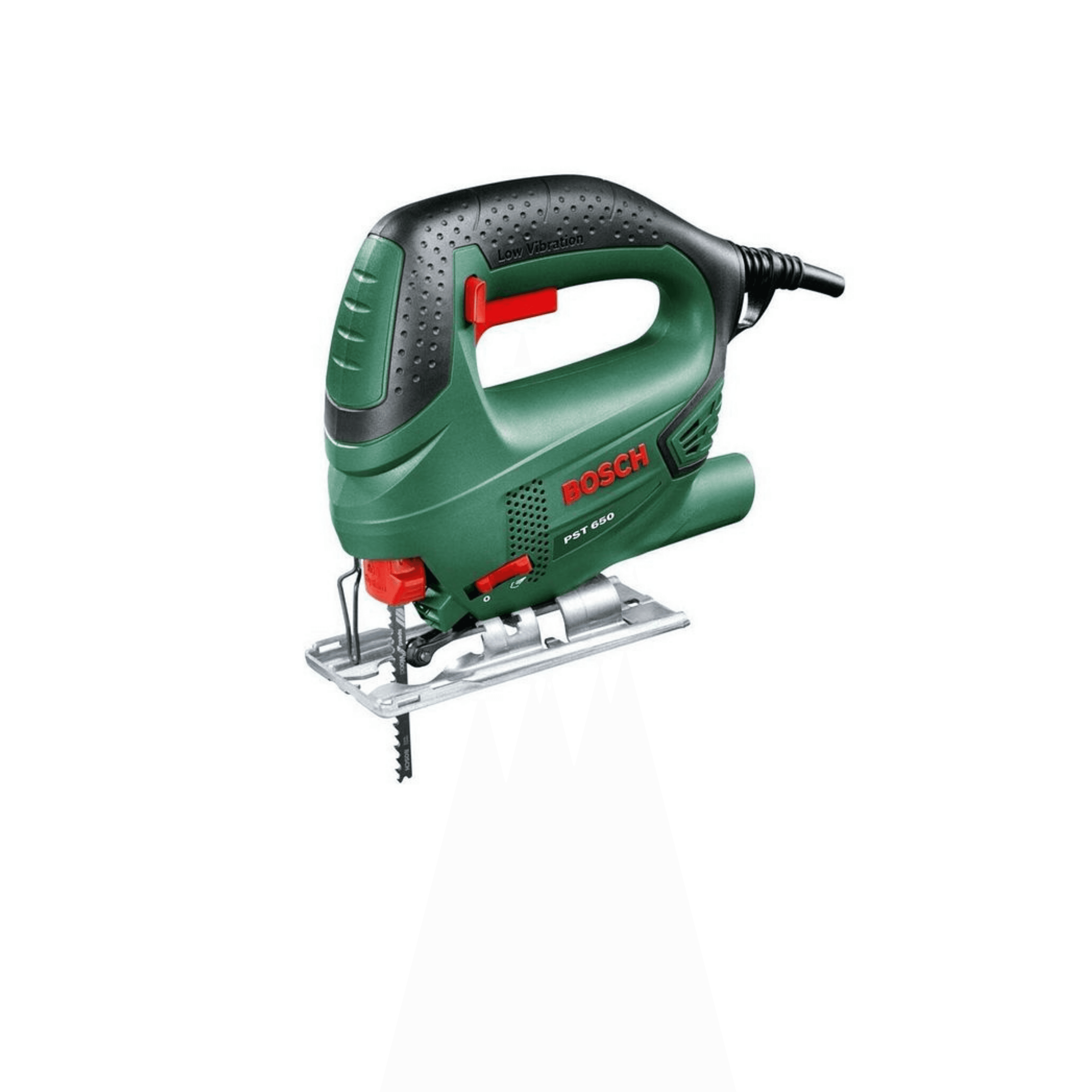BOSCH DEKUPAJ TESTERE MAKİNESİ PST 650 + 10 PARÇA METAL AHŞAP KARŞIK TESTERE BIÇAĞI