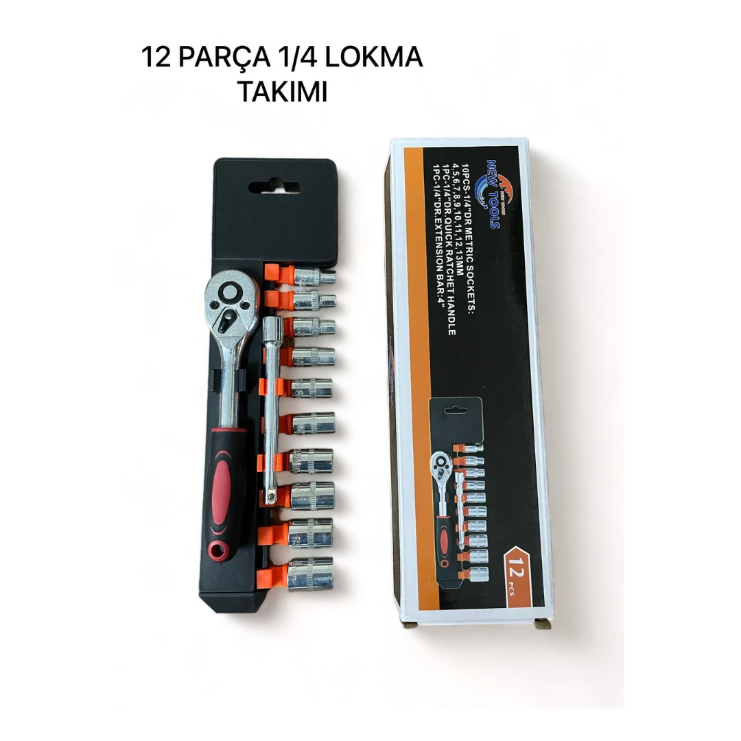 LOKMA TAKIMI 12 PARÇA  1/4"