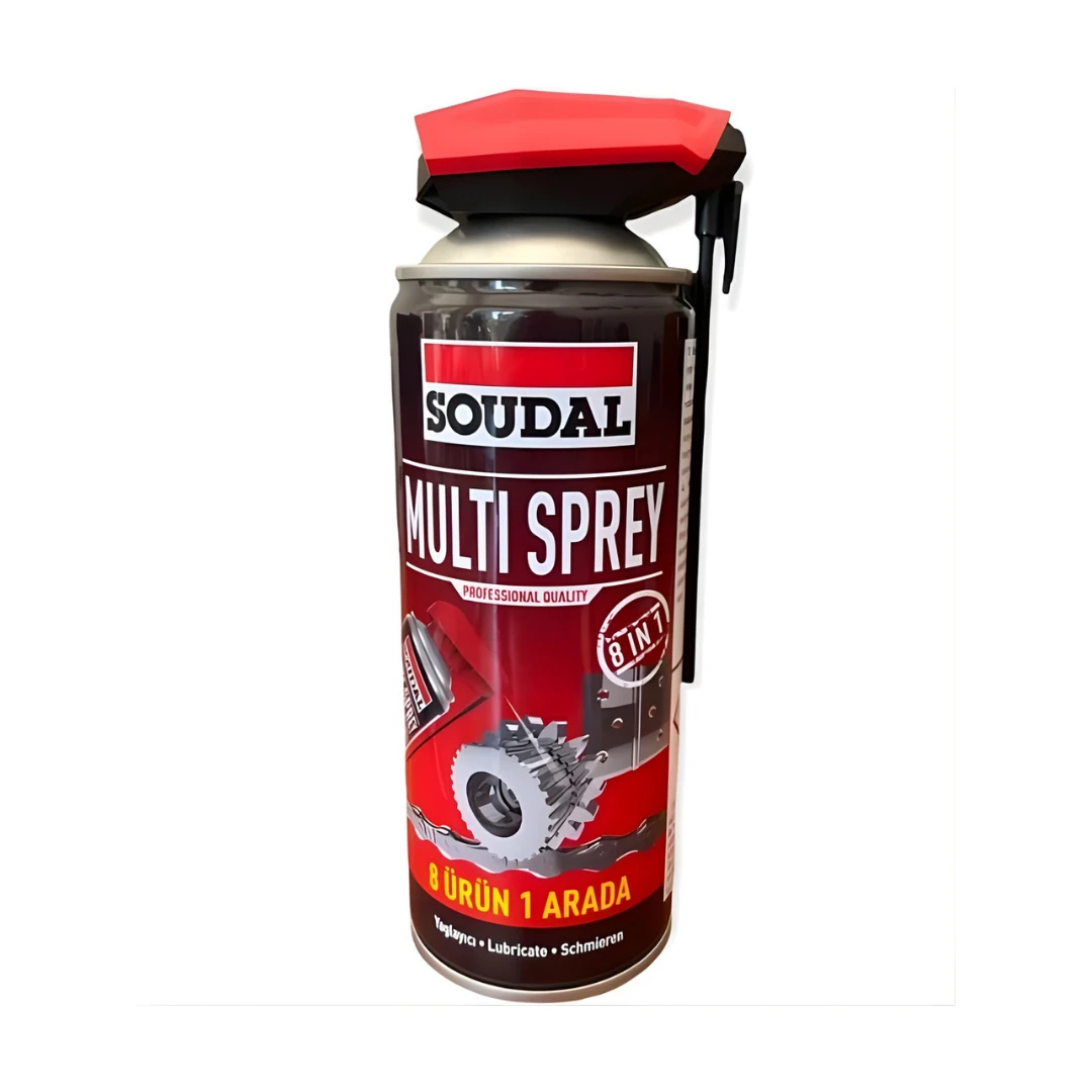 MULTİ SPREY 8 ÜRÜN 1 ARADA YAĞLAYICI -PAS SÖKÜCÜ 200ML SOUDAL