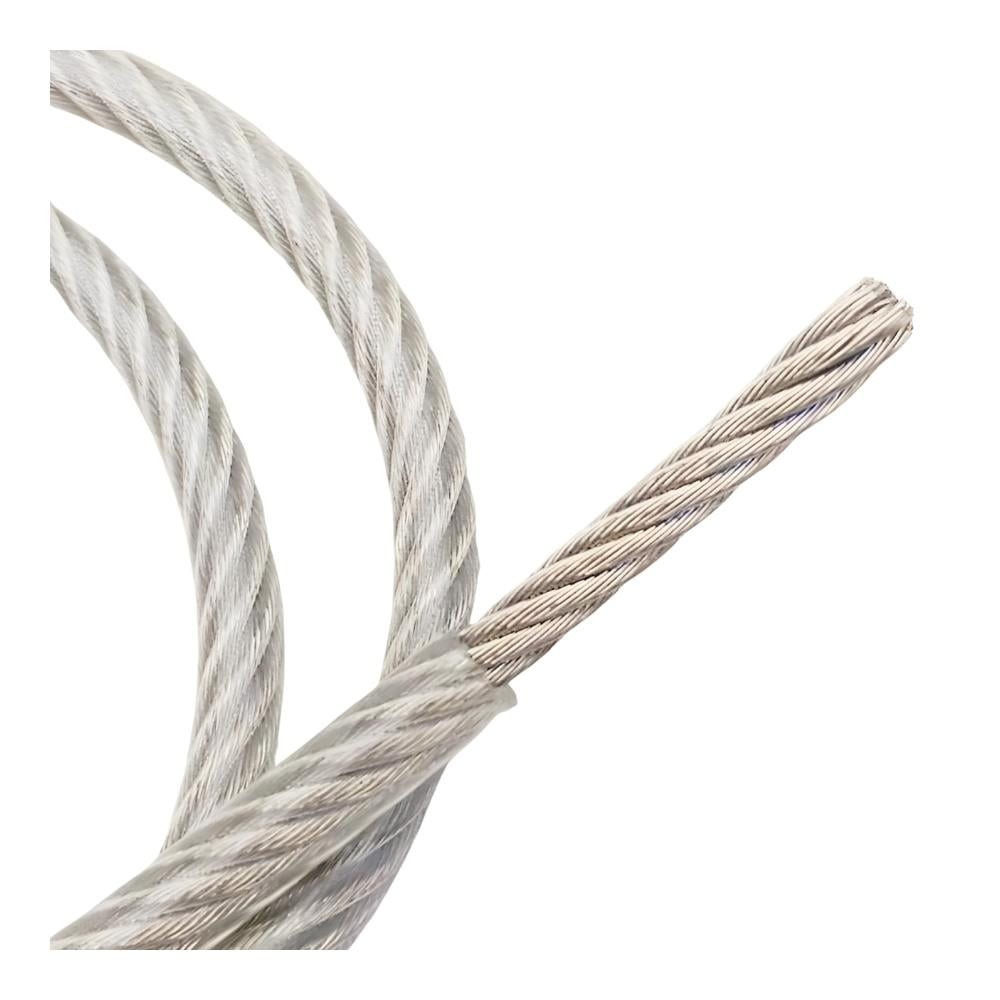 ÇELIK HALAT PVC SEFFAF IZOLELI 4 MM