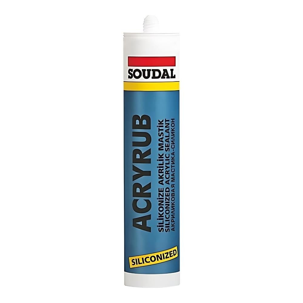 SILIKONIZE MASTIK 500 GR ANTRESIT GRI ACRYRUB SOUDAL