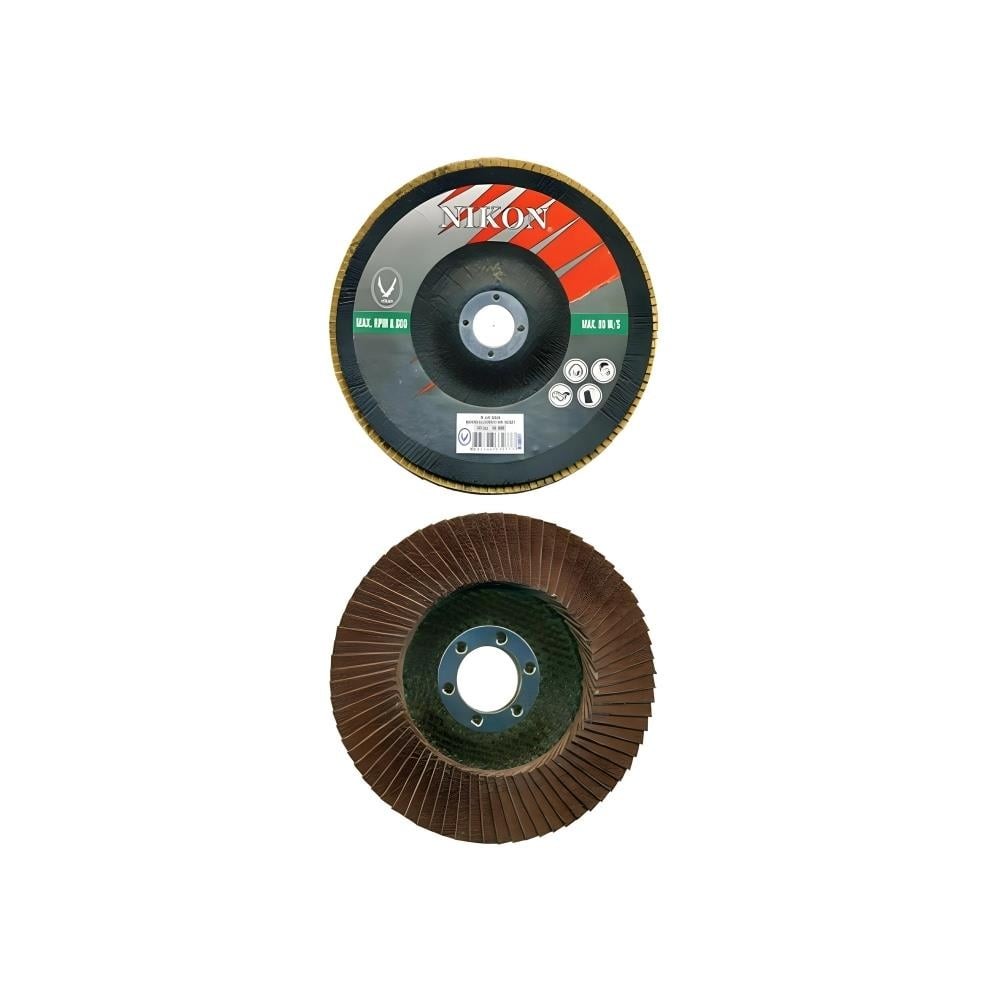 FLAP DISK KATLI ZIMPARA ALÜM. OKSIT 180*22 60 KUM NIKON