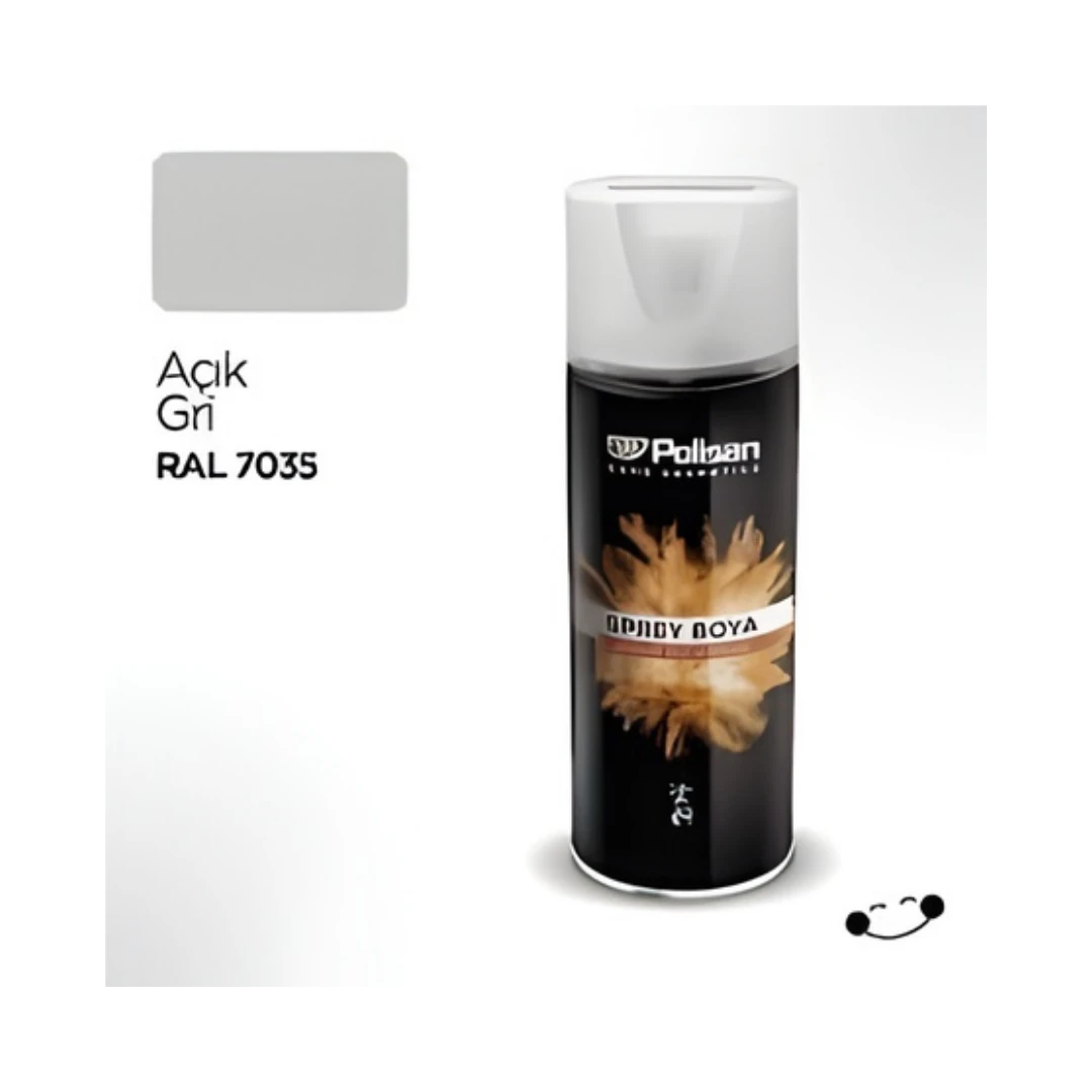 POLİSAN SPREY BOYA 400 ML AÇIK GRİ RAL 7035