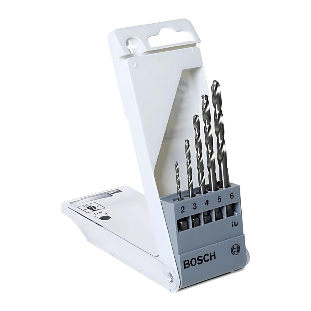 BOSCH HSS DELICI SET 1/4" set 2-3-4-5-6 MM HSS-G SERISI