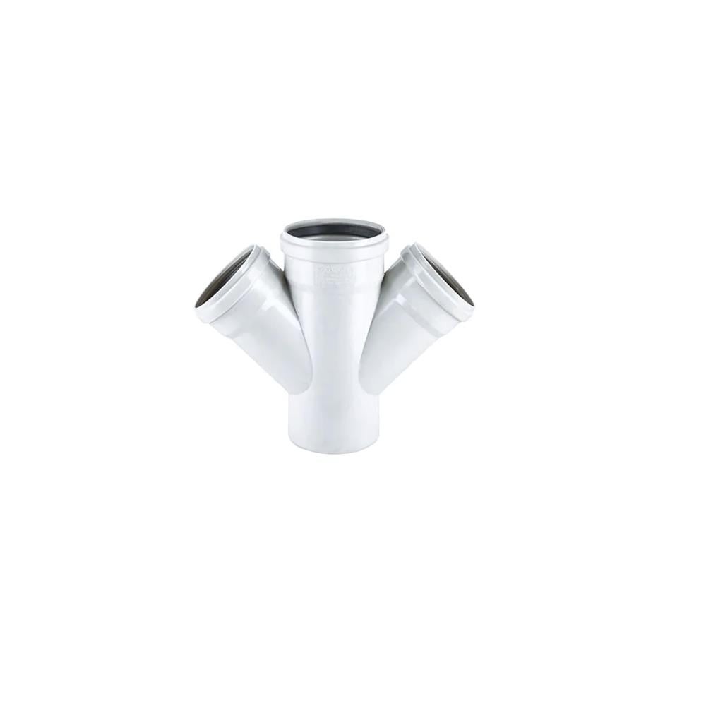 PVC ATIK SU ÇIFT Çatal 45° d160-50